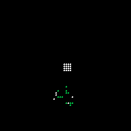 BUSY: sparks of colour burst out with each button press
